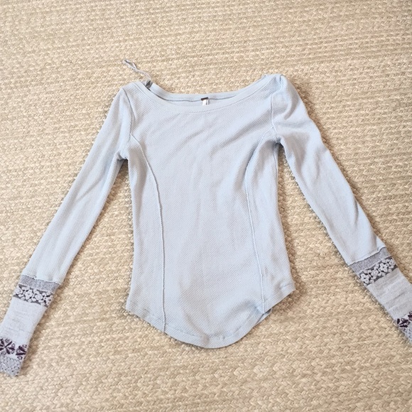 Free People Tops - Free People light blue top